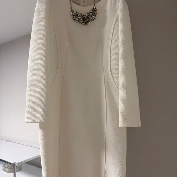[BUNJANG] Jigott Ivory Dress / 지고트 아이보리 드레스