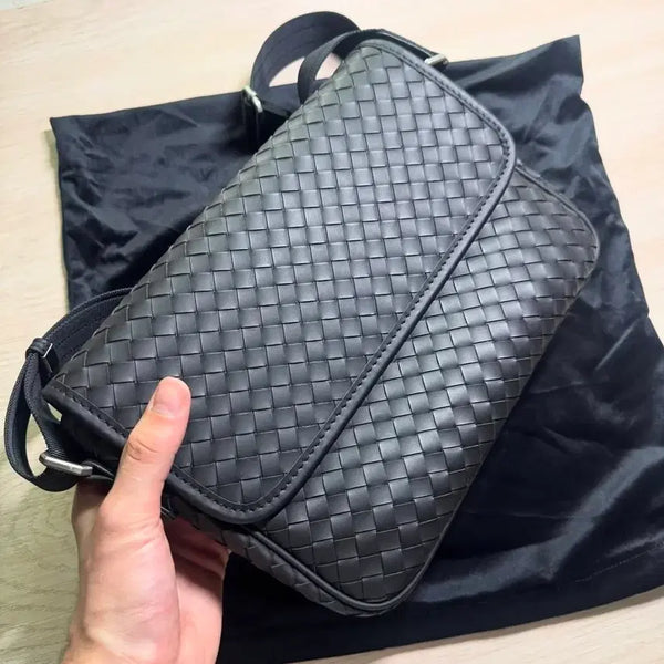 [BUNJANG] Bottega Veneta Intrecciato Messenger Bag / 남성가방 보테가메신저백 크로스백
