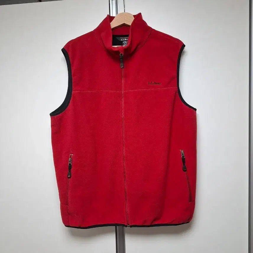 [BUNJANG] L.L. Bean Polartec Fleece Vest Red / LLBean 폴라텍 플리스 후리스 조끼 베스트 (무료배송)