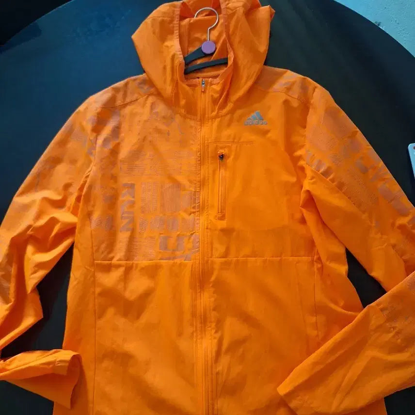 [BUNJANG] Adidas Orange Windbreaker / 아디다스 바람막이 오렌지색