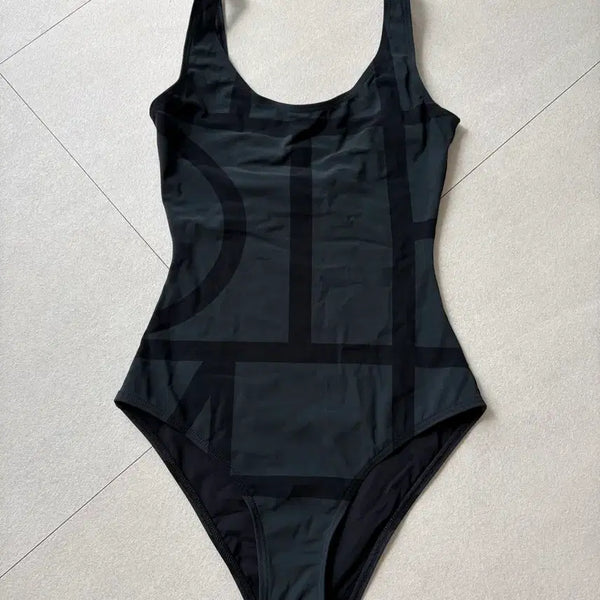 [BUNJANG] Totem One-Piece Swimsuit Black XXS / 토템 원피스수영복 블랙 xxs