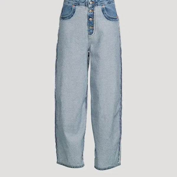[BUNJANG] Maison Margiela MM6 Inside Out Wide Denim Jeans / 메종 마르지엘라 MM6 인사이드아웃 와이드 데님진