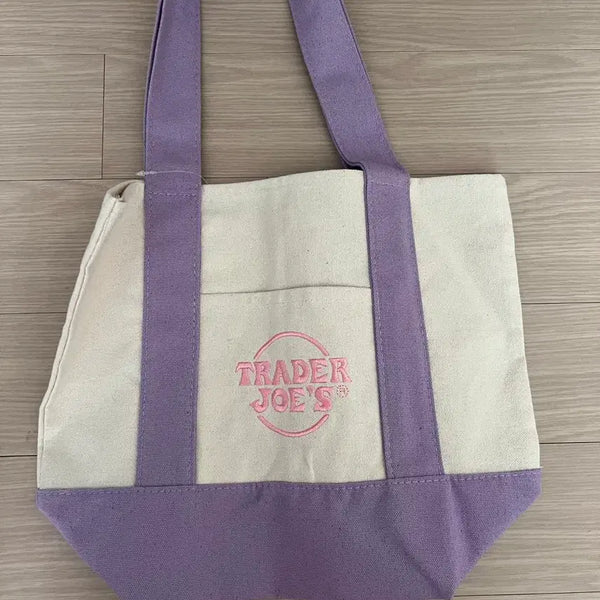 [BUNJANG] Trader Joe's Lavender Eco Bag / 트레이더조 에코백 라벤더