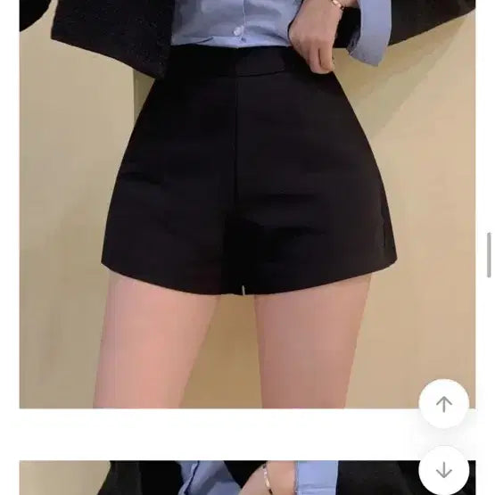 [BUNJANG] Lala Laundry Maple 3-Part High-Waist Slacks Shorts / 새상품) 라라런드리 메이플 3부 하이웨스트 슬랙스 반바지 숏 팬츠 쇼츠 / 에이블리 지그재그