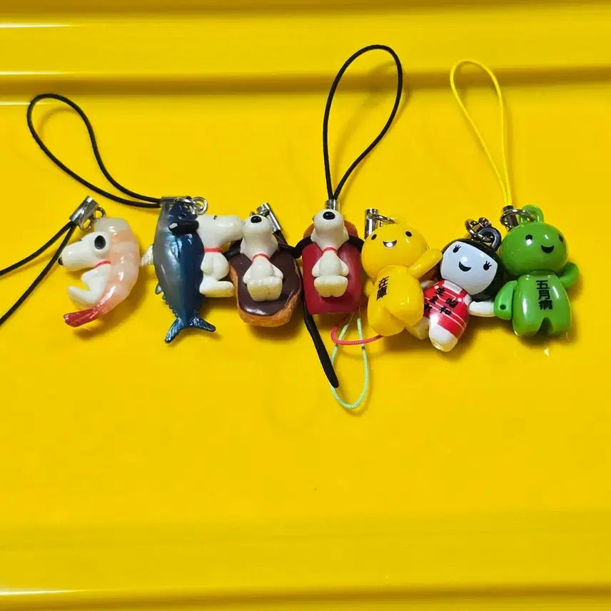 [BUNJANG] Snoopy Kireng Bundle Set / 스누피 키링  아니조 키링  7개 일괄  급처분