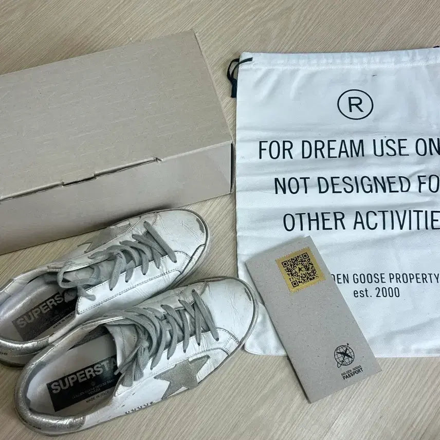 [BUNJANG] Golden Goose Silver Tab Sneakers Size 37 Full Box / 골든구스 실버탭 37 풀박스