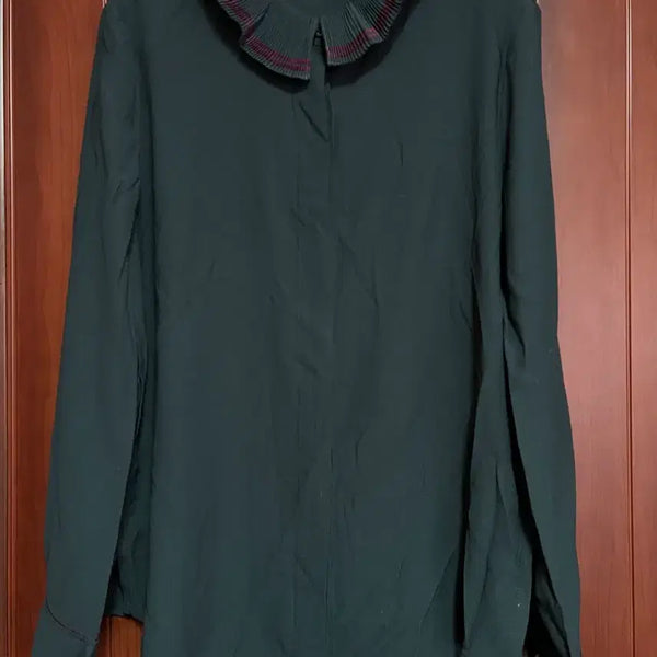 [BUNJANG] SJSJ Pleated Collar Blouse / SJSJ 블라우스