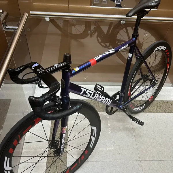 [BUNJANG] Tsunami Chameleon Track Bike Frame - Half Built / 쓰나미 카멜레온 반차