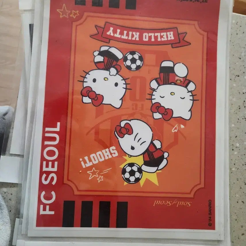 [BUNJANG] Sanrio K League Custom Patch FC Seoul / 산리오 K리그 커스텀 패치 fc서울