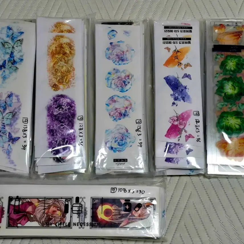 [BUNJANG] 200 Pattern Die-Cut Stickers - Various Designs / 다꾸 인물집 박테컷 디테컷 200패턴
