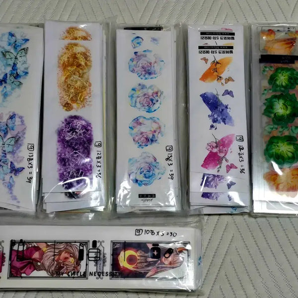 [BUNJANG] 200 Pattern Die-Cut Stickers - Various Designs / 다꾸 인물집 박테컷 디테컷 200패턴