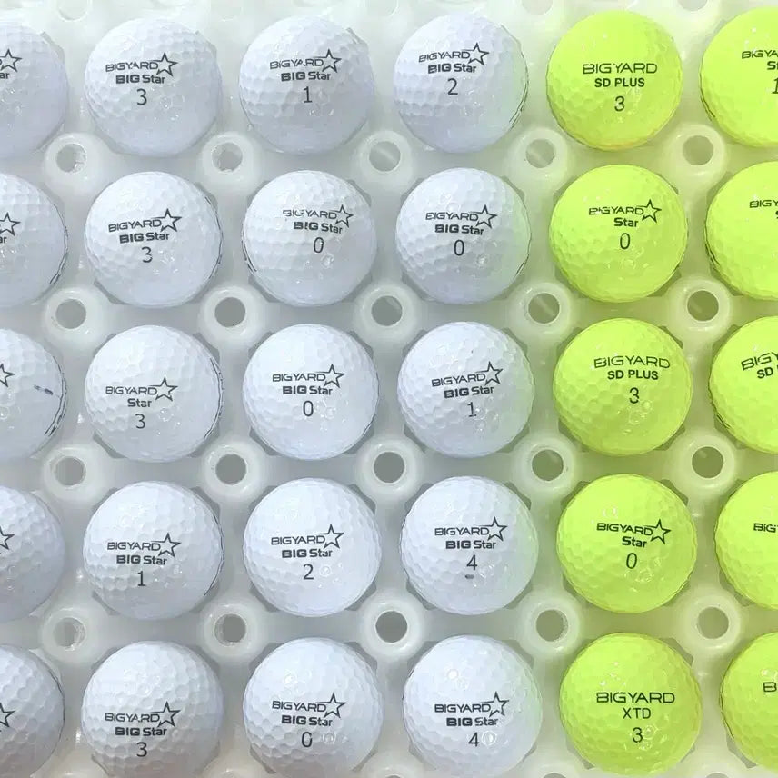 [BUNJANG] Big Yard Big Star Lost Ball 2-Piece Golf Ball / 빅야드 빅스타 로스트볼
