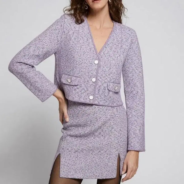 [BUNJANG] And Other Stories Knit Tweed Setup XS / 앤아더스토리즈 니트 트위드 셋업