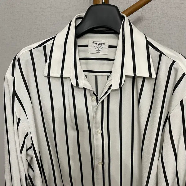 [BUNJANG] The Jester Striped Shirt / 더제스터 스트라이프 셔츠