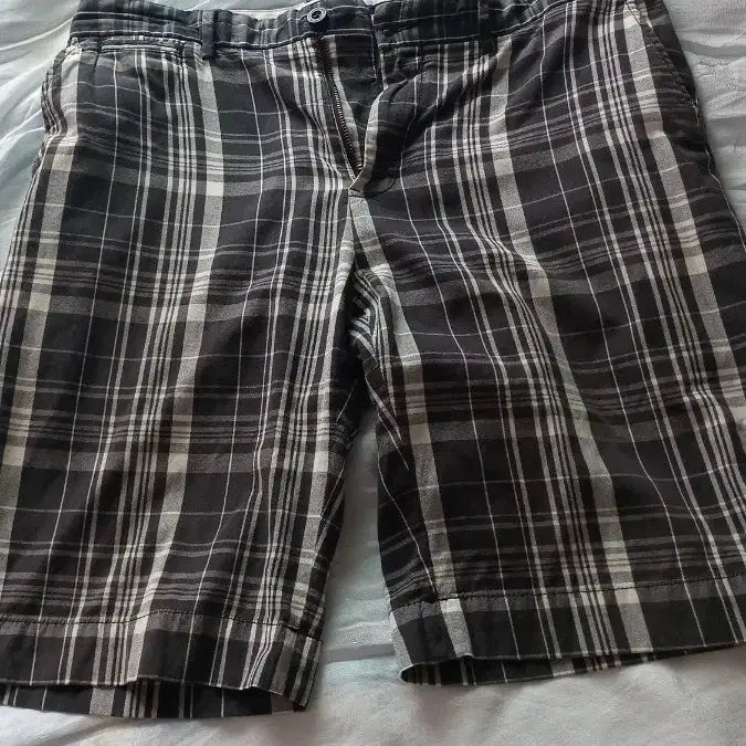 [BUNJANG] Ralph Lauren Check Cotton Shorts / 랄프로렌 체크 면반바지