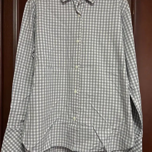 [BUNJANG] Elegance Choi Checkered Shirt / 엘레강스초이 체크셔츠
