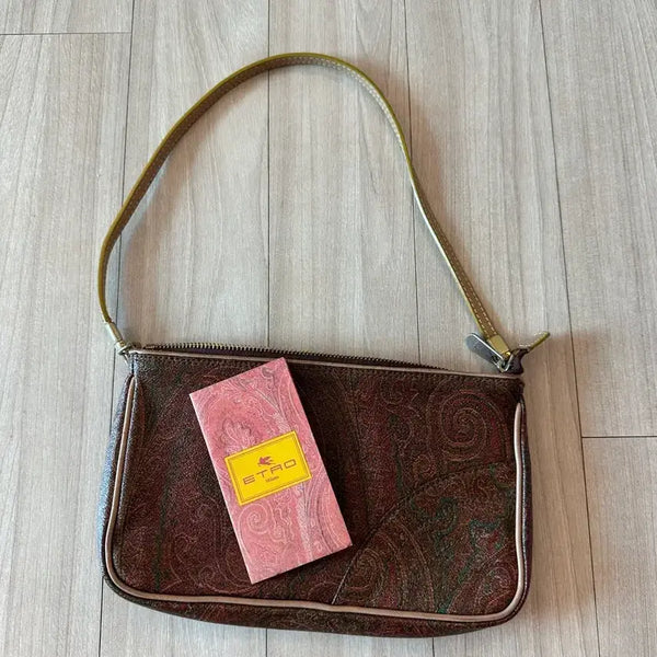 [BUNJANG] Authentic Etro Paisley Shoulder Tote Bag / 정품]에트로 페이즐리 숄더토트백