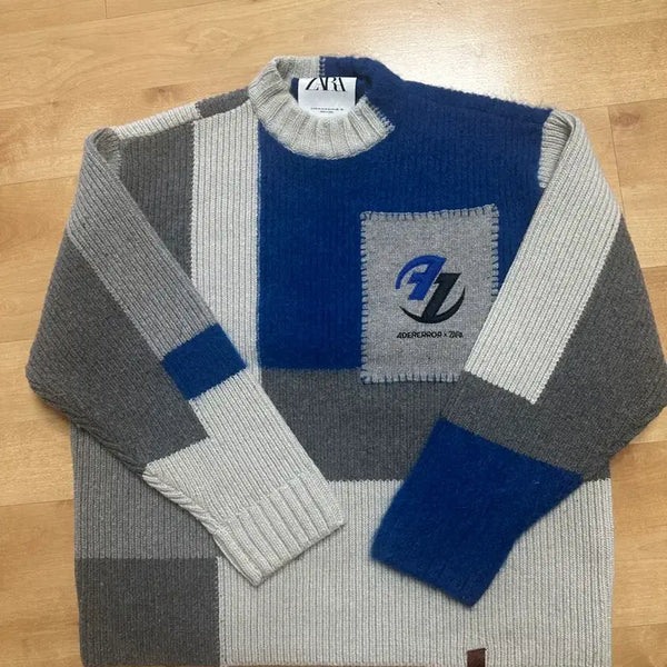 [BUNJANG] Ader Error x Zara Patchwork Oversized Knit (S-M) / (s-m) 아더에러 x 자라 패치워크 오바사이즈 니트