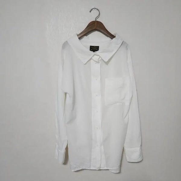 [BUNJANG] Vivienne Westwood White Shirt Size 38 / 비비안웨스트우드 화이트 셔츠 [38]