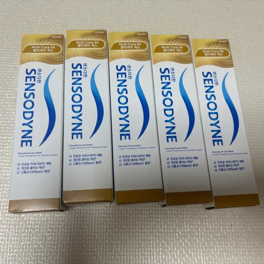 [BUNJANG] Sensodyne Multi-Care Toothpaste (5 Pack Bundle) / 센소다인 멀티케어 엑스 5개 일괄