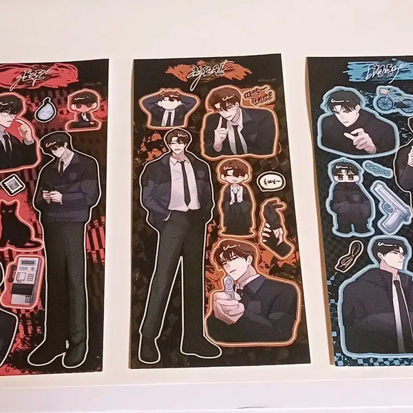 [BUNJANG] Hyeonmu 1 Team Sticker Set / 괴출 비공굿 현무1팀 스티커세트
