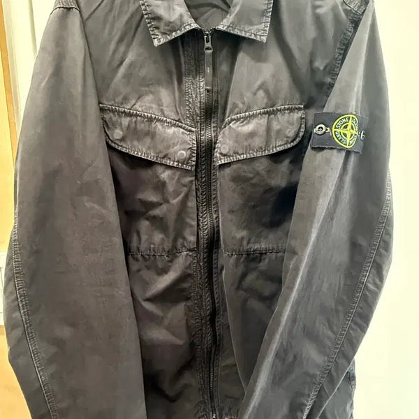 [BUNJANG] Stone Island 22FW Overshirt Black L / 스톤아일랜드 오버셔츠 22fw 블랙 L사이즈 팝니다