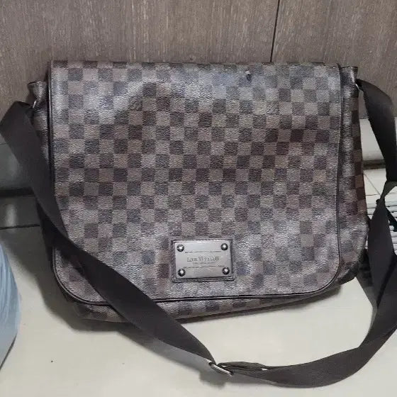 [BUNJANG] Louis Vuitton Damier Messenger Bag Large / 루이비통 다미에 남성 메신저백 라지