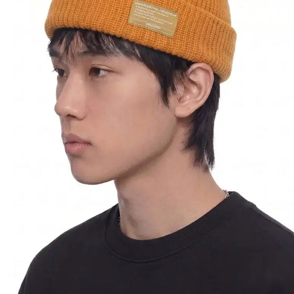 [BUNJANG] Undercontrol Winter Short Beanie Mustard / [남녀공용 / 상태좋음 / 머스타드] 언더컨트롤 겨울 숏 비니 아메카지코디