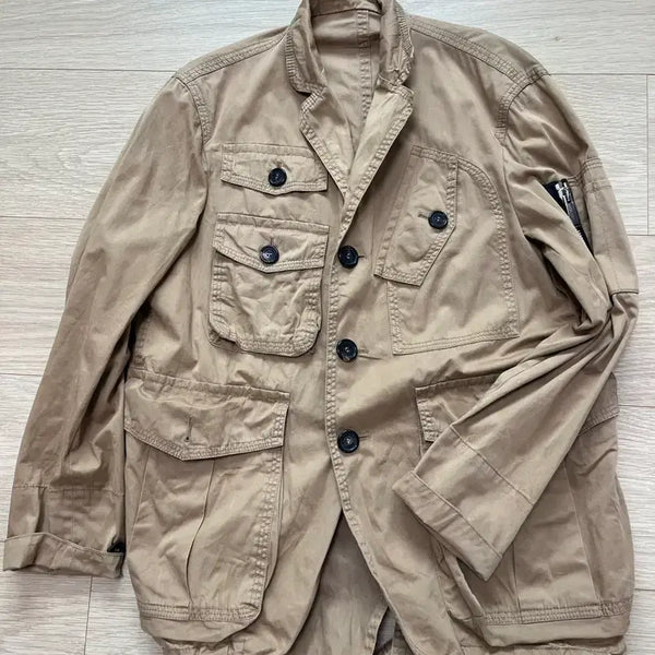 [BUNJANG] DSQUARED2 MA-1 Fishtail Hybrid Multi-Pocket Field Jacket / 디스퀘어드 MA-1 피쉬테일 하이브리드 멀티포켓 필드자켓