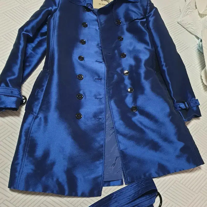 [BUNJANG] Burberry Blue Trench Coat / 버버리 블루 트렌치 코트