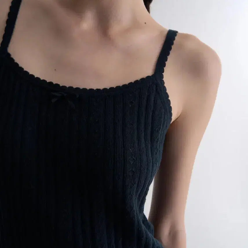 [BUNJANG] 8 Seconds Scasi Sleeveless Navy L / 에잇세컨즈 스카시 슬리브리스 네이비 L