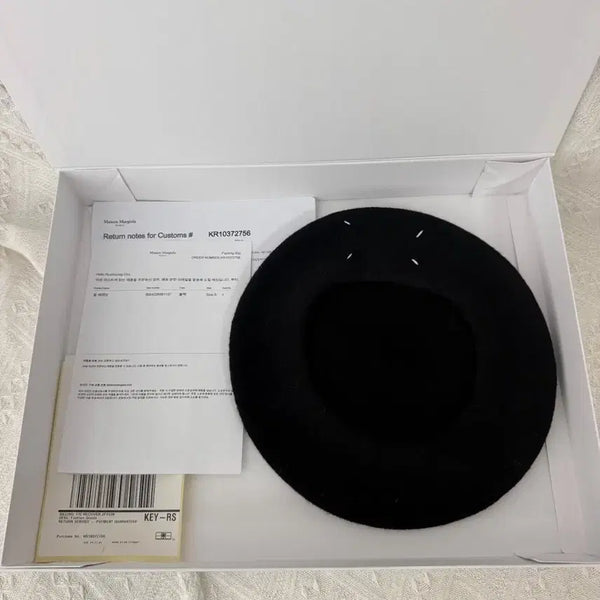 [BUNJANG] Maison Margiela Beret Black / 마르지엘라 베레모 블랙