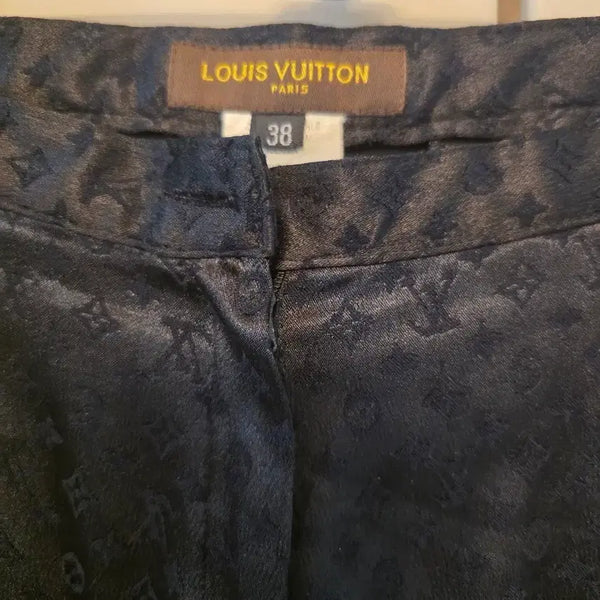 [BUNJANG] Louis Vuitton Monogram Pattern Trousers / 루이비통 모노그램 패턴 바지 38