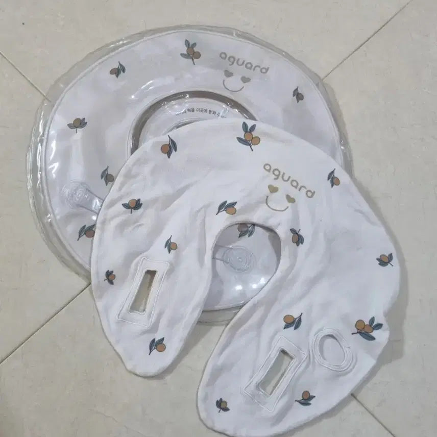 [BUNJANG] AGUARD Baby Neck Float + Organic Cover Set / 아가드 돗투돗 아기 목튜브+오가닉 커버