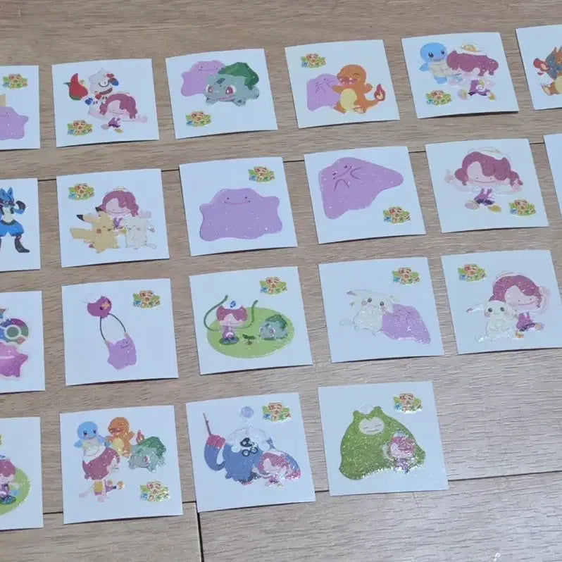 [BUNJANG] Poké Ppia Japan Pokémon Stickers Full Set / 포코피아 일본포켓몬 띠부씰  전종판매