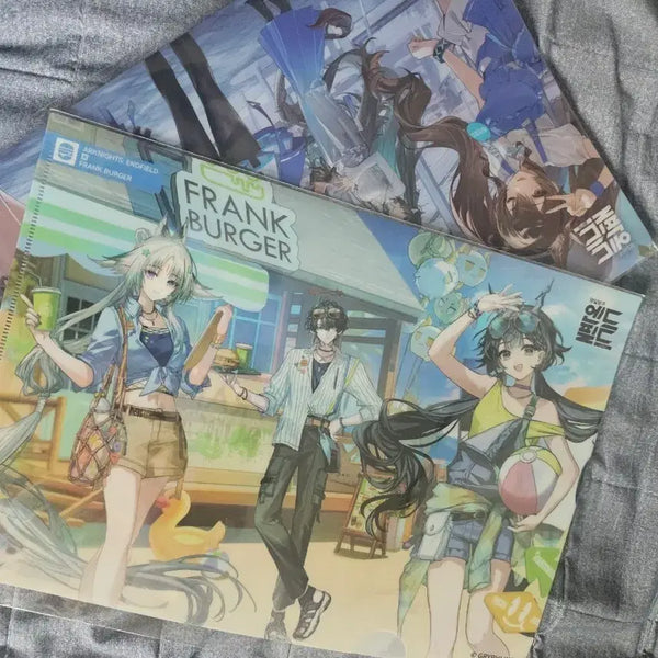 [BUNJANG] Endfield L-Shaped Collaboration Clear File Set (2 Types) / 엔드필드 L형 콜라보 클리어 파일 2종