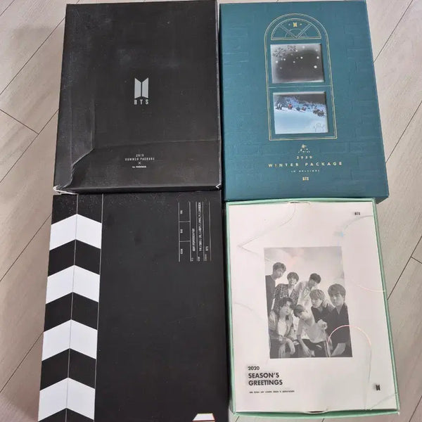 [BUNJANG] BTS 2019 Summer Package & 2020 Winter Package & Season's Greetings Bundle Set / BTS 시즌 그리팅 윈터 패키지 서머 패키지 4종 일괄 배송비포함