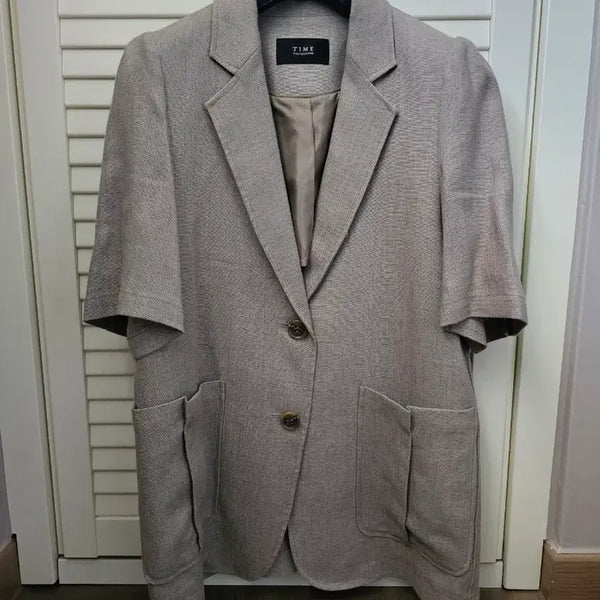 [BUNJANG] TIME (System Homme) Linen Short-Sleeve Jacket / 정품) TIME 타임 한섬 린넨 반팔 자켓