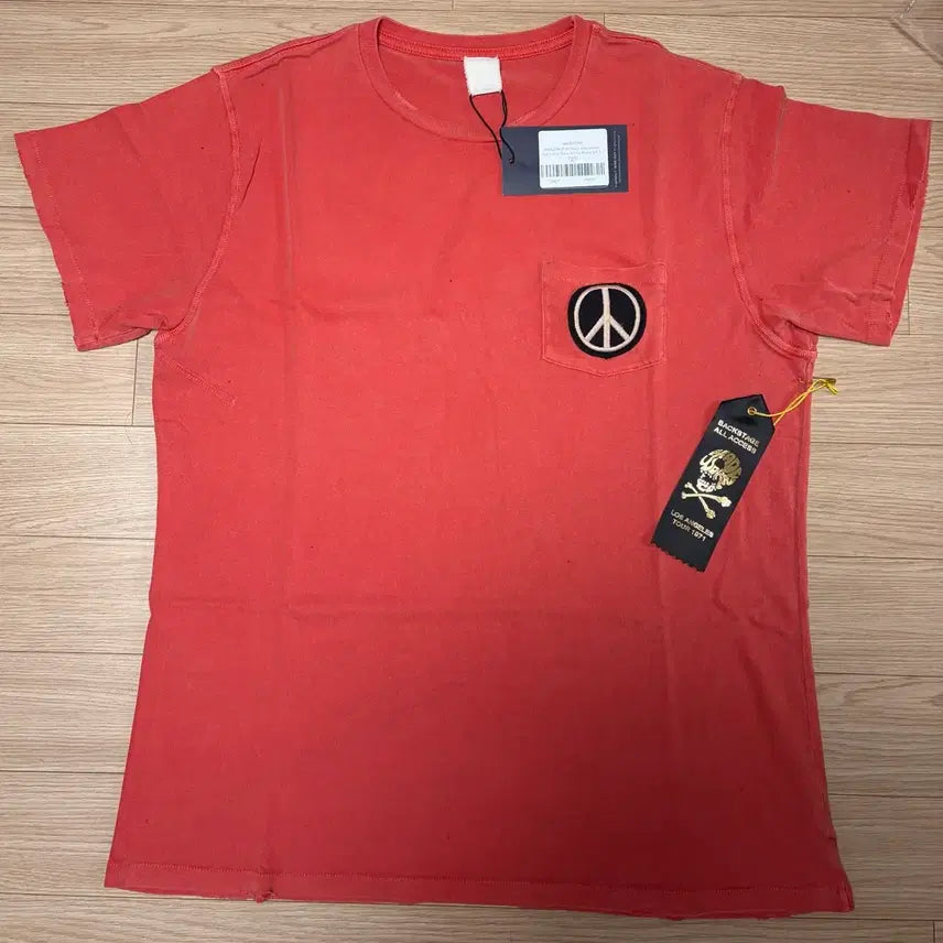 [BUNJANG] Madeone John Lennon T-Shirt (Cherry Red) / [L] 메이드원 존레논 티셔츠(체리레드)