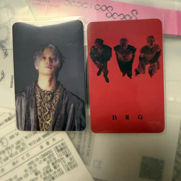 [BUNJANG] BIGBANG Daesung & Group Photocard Set (2 pcs) / 빅뱅 포토카드 대성,단체  2장