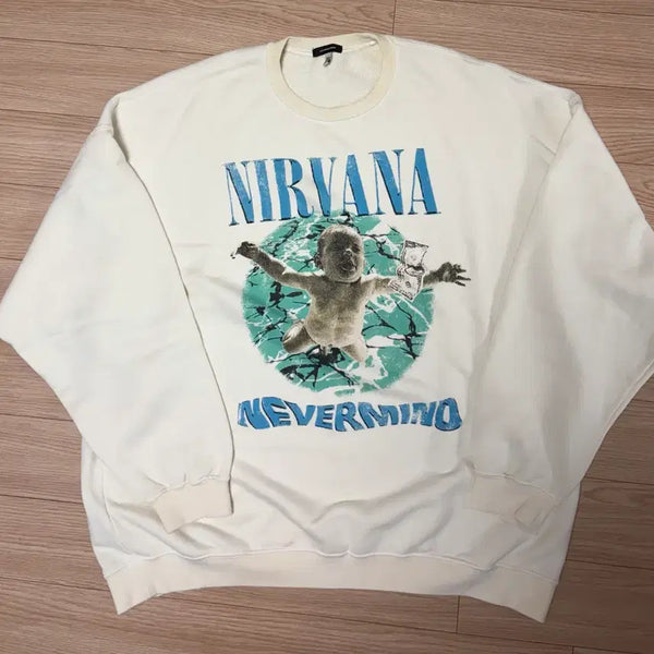 [BUNJANG] R13 Nirvana Sweatshirt Ivory / [M] R13 너바다 스웻(아이보리)
