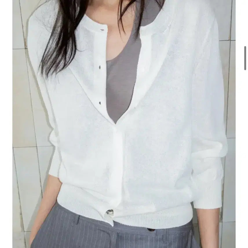 [BUNJANG] Arto Linen Cardigan / 아르토 린넨 가디건