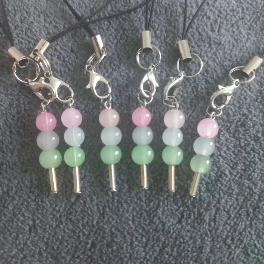 [BUNJANG] Dango Beads Keychain / 동글동글 당고 비즈 키링