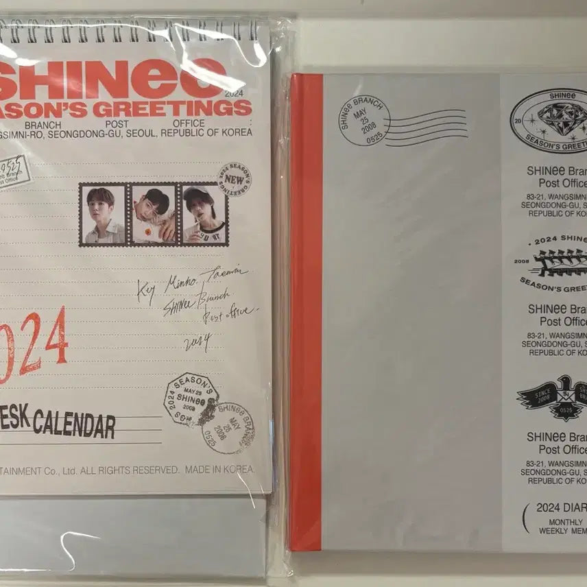 [BUNJANG] SHINee 2024 Season's Greetings Diary + Calendar / 샤이니 2024 시그 다이어리+캘린더