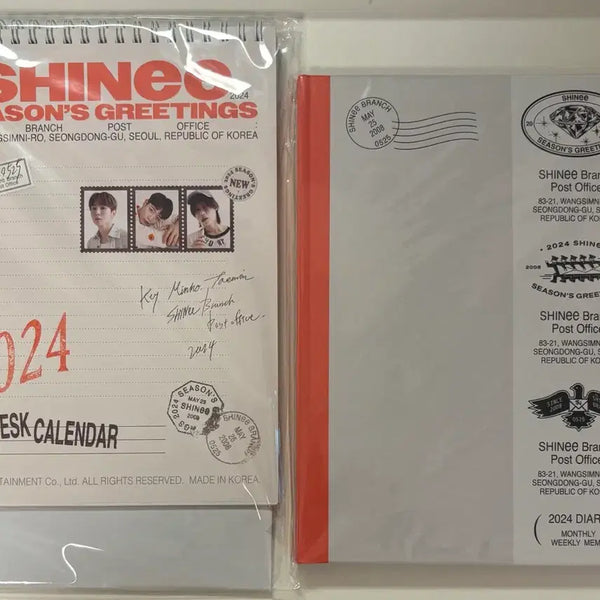 [BUNJANG] SHINee 2024 Season's Greetings Diary + Calendar / 샤이니 2024 시그 다이어리+캘린더