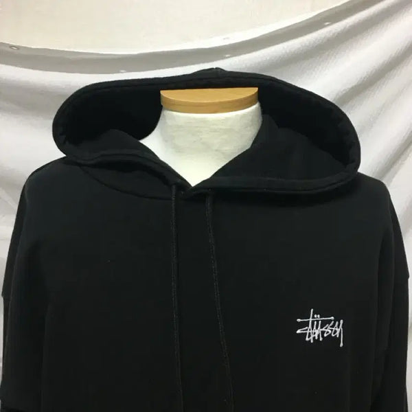 [BUNJANG] Stussy Hoodie Black / 스투시 후드티 블랙