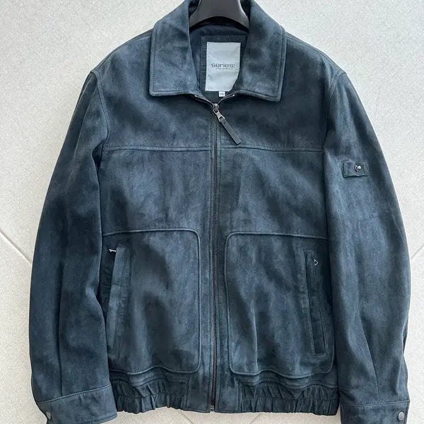 [BUNJANG] SERIES Suede Jacket Size 100 / 시리즈 스웨이드 자켓 100사이즈