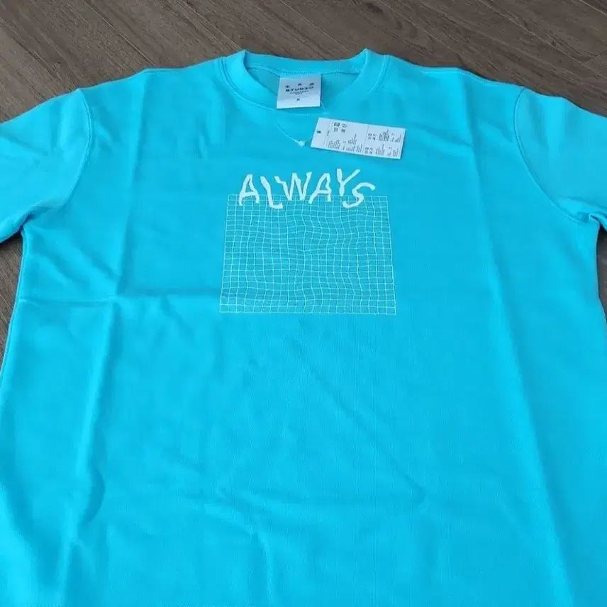 [BUNJANG] IAB STUDIO Always T-Shirt Sky Blue 2XL / 아이앱스튜디오 올웨이즈 반팔티셔츠 스카이블루 2XL(110)