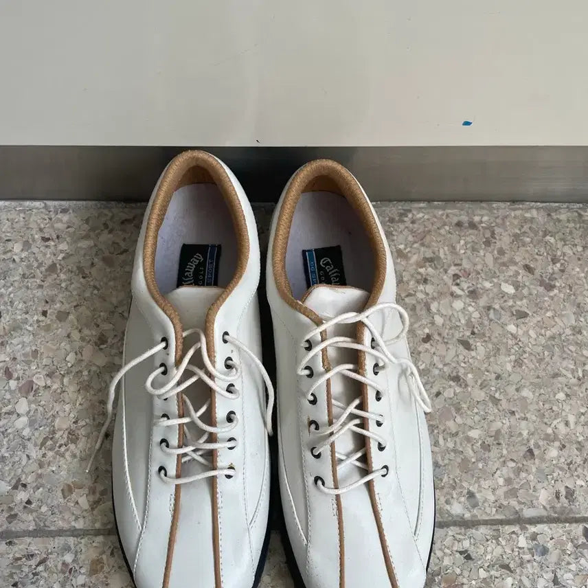 [BUNJANG] Callaway Golf Shoes White 245 / 캘러웨이 골프화 흰색 245