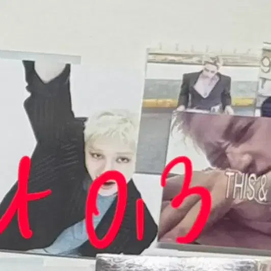 [BUNJANG] Stray Kids This & That Bang Chan Mini Postcard Sticker Set / 스키즈 디스앤댓 방찬 미니 포스트카드 스티커 / 팬즈 this&that 일반반